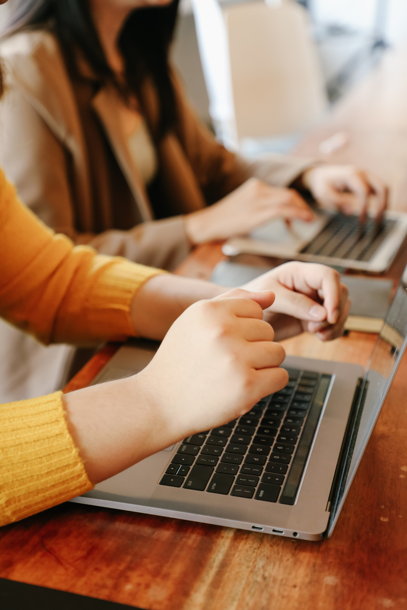 Women collaborating in the office